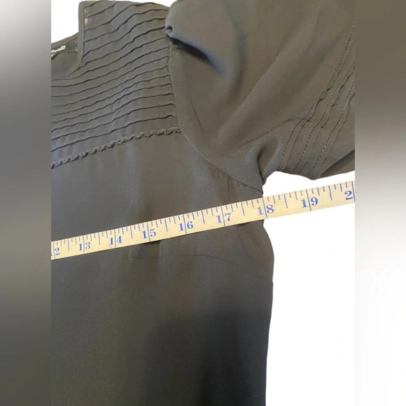 Madewell Pintuck Puff-Sleeve Mini Dress - Picture 9 of 10